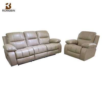 High Quality Contemporary Recliner Sofa Set Italy Leather 811