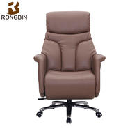 Brown Fabric Best  Accent Recliner Chair Office Furniture 501
